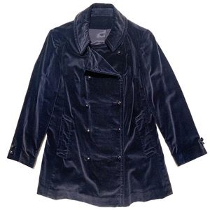 Vintage 1950's or 1960's Crompton velveteen double-breasted women's jacket.